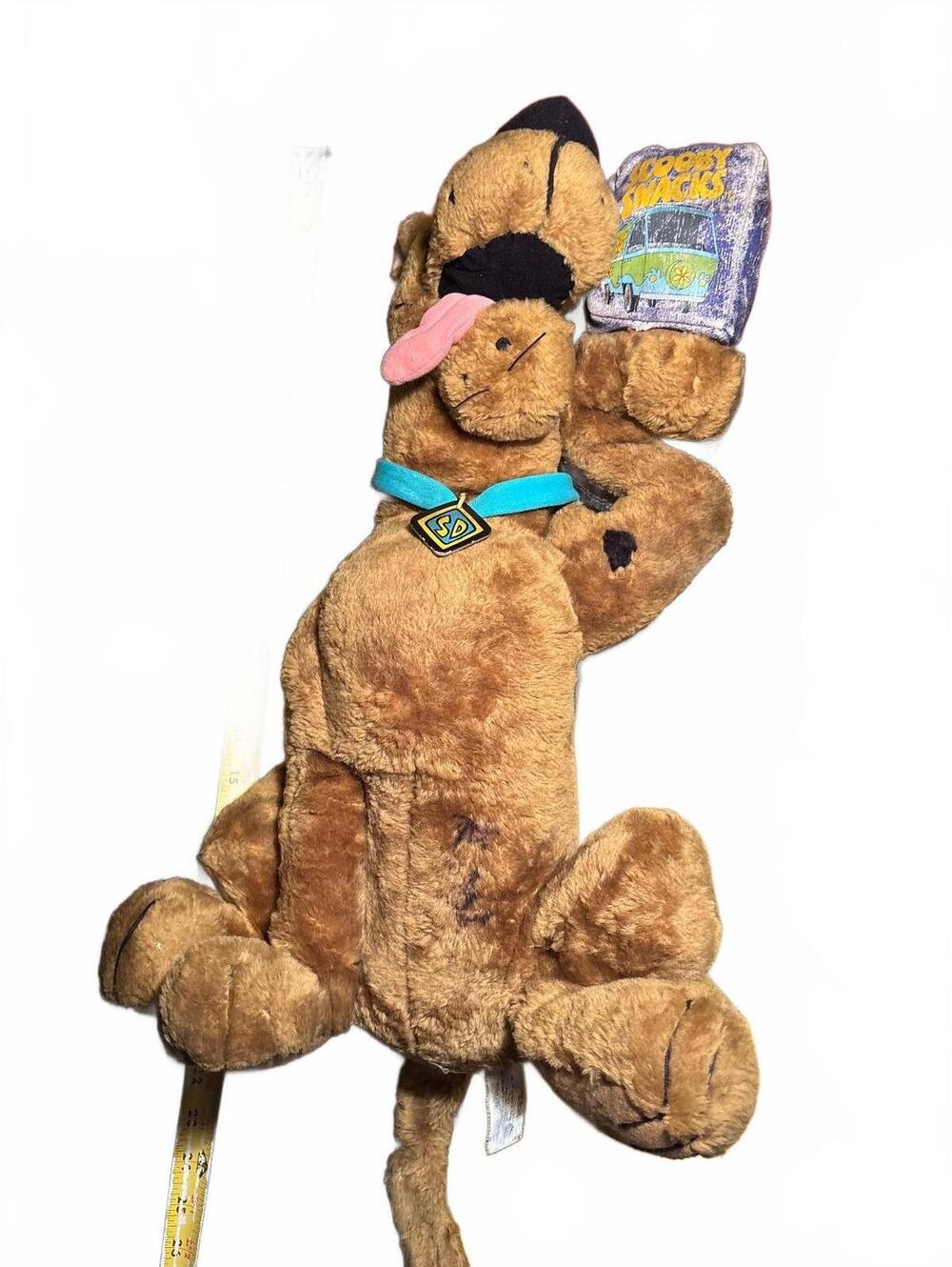 Vintage Scooby-Doo Plush Toy with Scooby Snacks